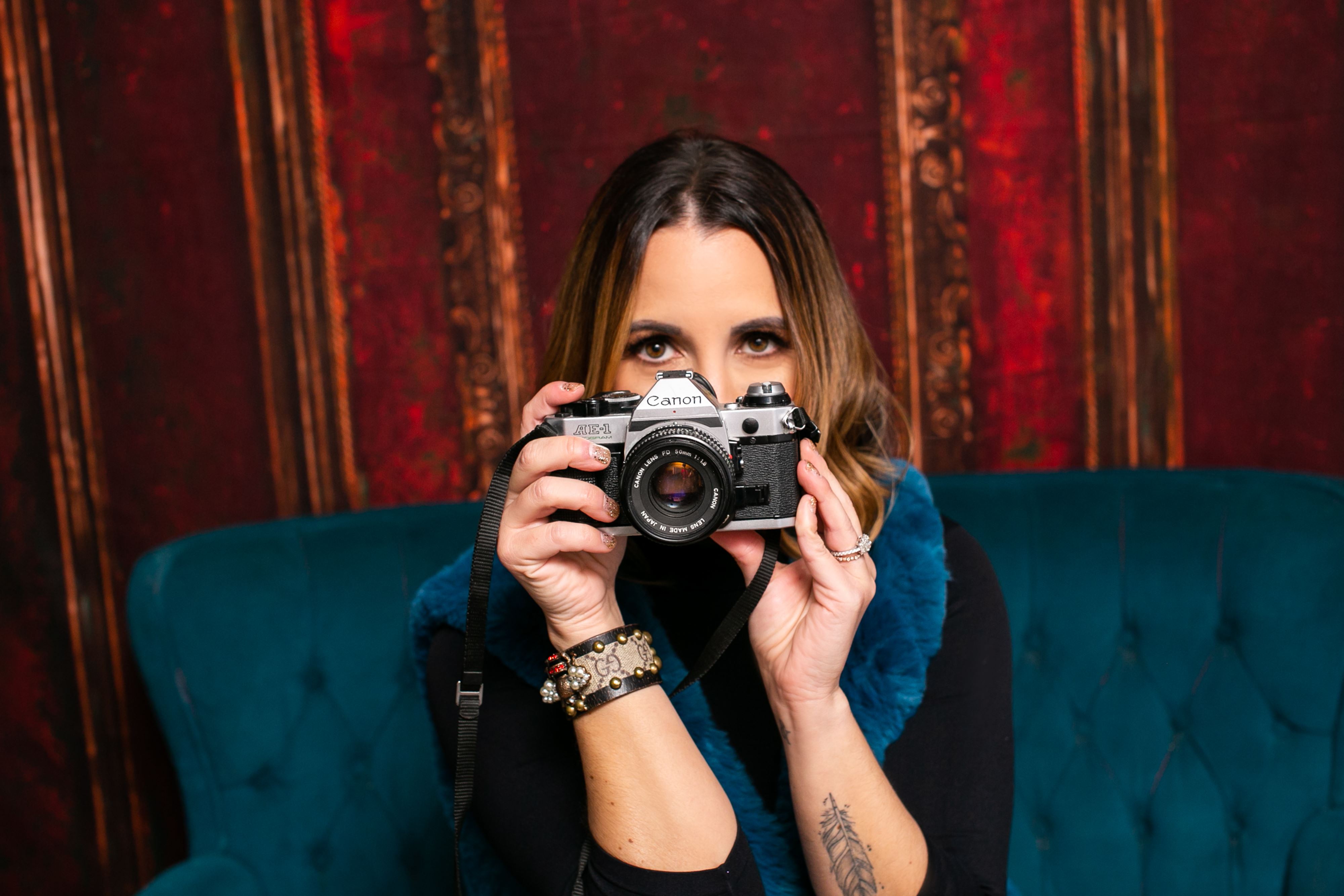 Attorney Renée C. Bauer with a Camera